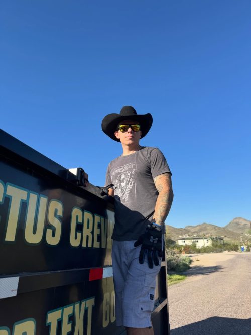 Cactus Crew by truck