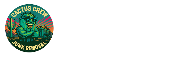 Cactus Crew Junk Removal white logo